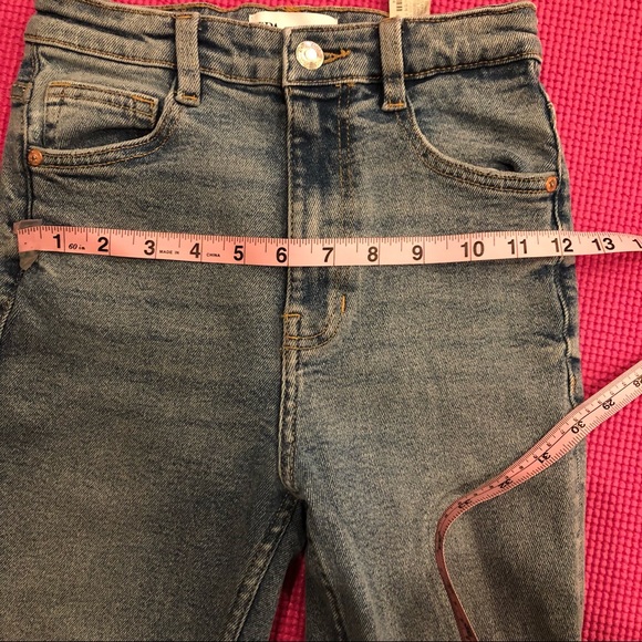 ZARA high rise jeans, size 0 - Picture 7 of 13
